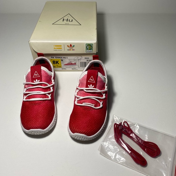 Pharrell Williams Toddlers Adidas in Red - Picture 5 of 6